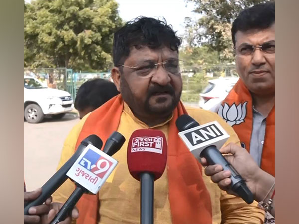 BJP leader Mayank Nayak nominated as Rajya Sabha candidate from Gujarat (Photo/ANI)