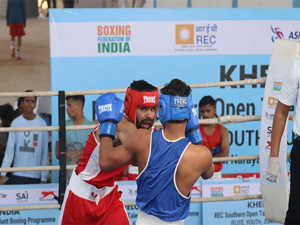 Boxers in action during REC Southern Talent Hunt. (Photo- BFI Media)