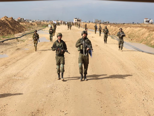Israeli soldiers leaving the Gaza Strip (Photo/TPS)