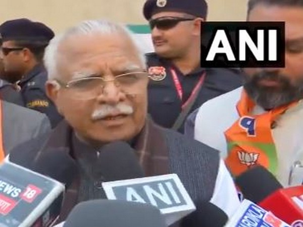 Chief Minister of Haryana Manohar Lal Khattar (Photo/ANI)