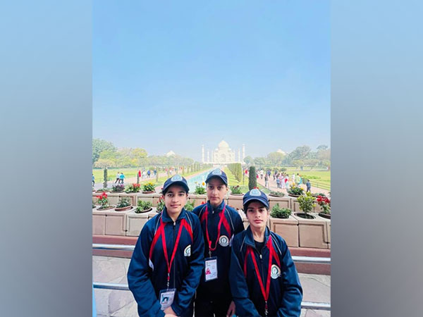 Specially abled children of J-K in Agra. (Photo/ANI)