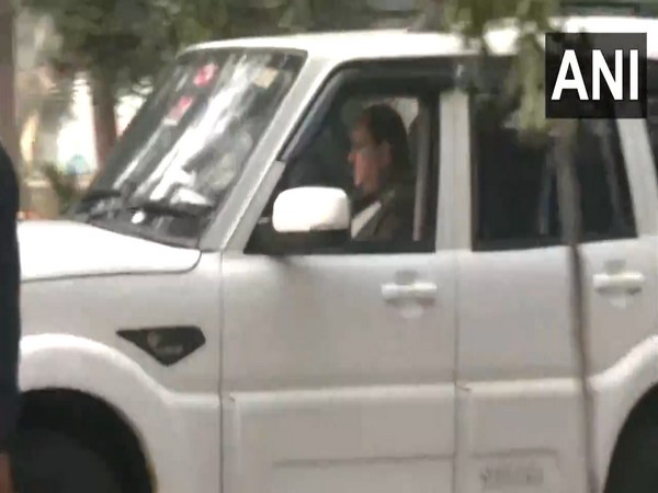 BJP national president JP Nadda leaves from his Delhi residence. (Photo/ANI)