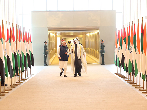 Prime Minister Narendra Modi and UAE President Mohammed bin Zayed Al Nahyan in Abu Dhabi (Photo: X @narendramodi)