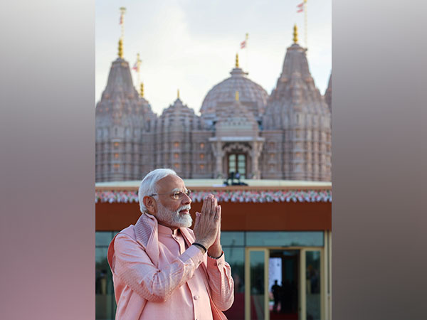 Prime Minister Narendra Modi at BAPS Hindu Mandir in Abu Dhabi (Photo/ X@narendramodi) 