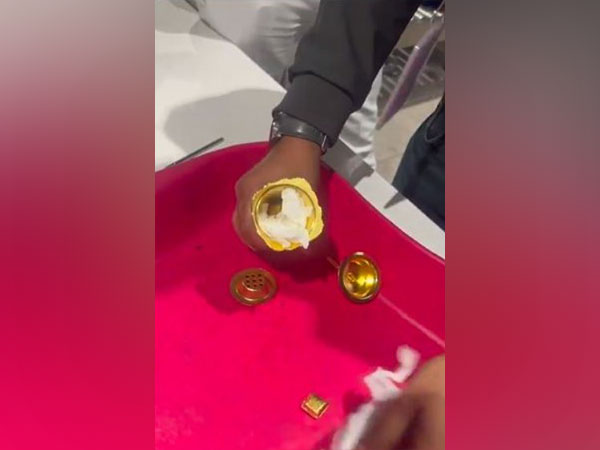 Seized gold pieces (Pic credit: Bengaluru Airport Customs)