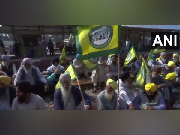 Blockade at Rajpura Railway Station (Photo/ANI)