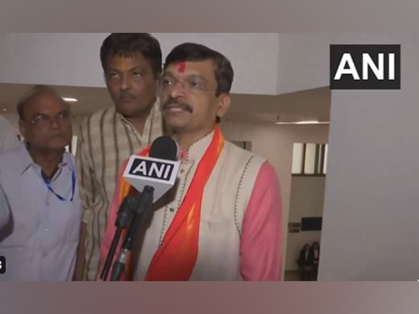 BJP's Rajya Sabha candidate, Dr Jashvantsinh Salamsinh Parmar (Photo/ANI)