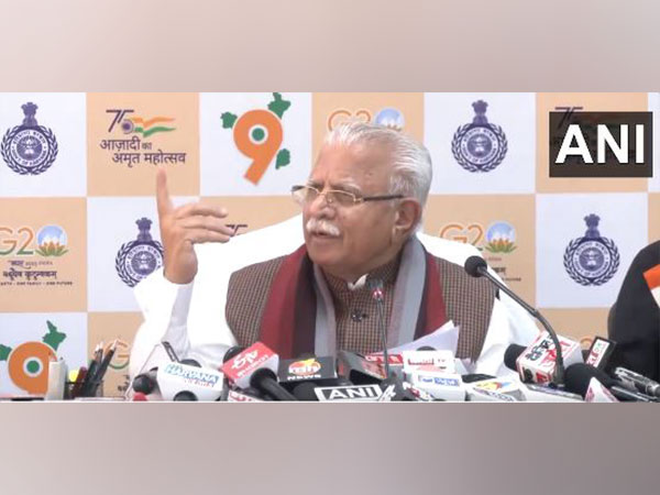 Haryana Chief Minister Manohar Lal Khattar. (Photo/ANI)