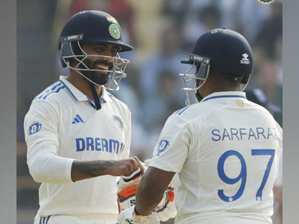 Ravindra Jadeja and Sarfaraz Khan (Photo: BCCI/ X)