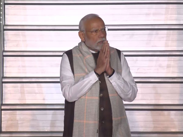 Prime Minister Narendra Modi arrives in New Delhi on Thursday (Photo/ANI)