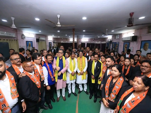 Tripura CM Manik Saha at the event. (Photo/ANI)