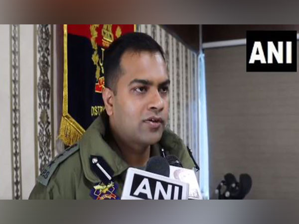 Senior Superintendent of Police (SSP) of Kupwara Shobhit Saxena (Photo/ANI)