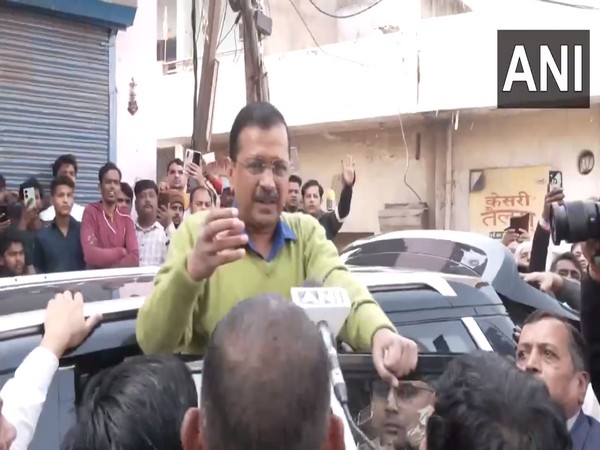 Delhi Chief Minister Arvind Kejriwal at Alipur, Delhi. (Photo/ANI)