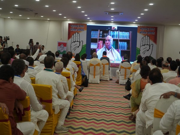 Congress chief Mallikarjun Kharge attends training camp through video conference (Photo credit/ X@kharge)