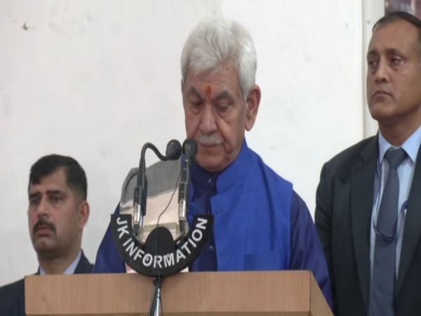 Jammu and Kashmir Lieutenant Governor Manoj Sinha (Photo/ANI)