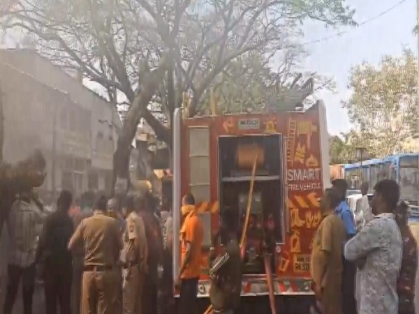 Fire breaks out at shop yard area in Pune (Photo/ANI)