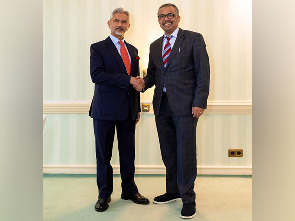 EAM Jaishankar with WHO chief Tedros Adhanom Ghebreyesus (Photo/ X @DrSJaishankar)