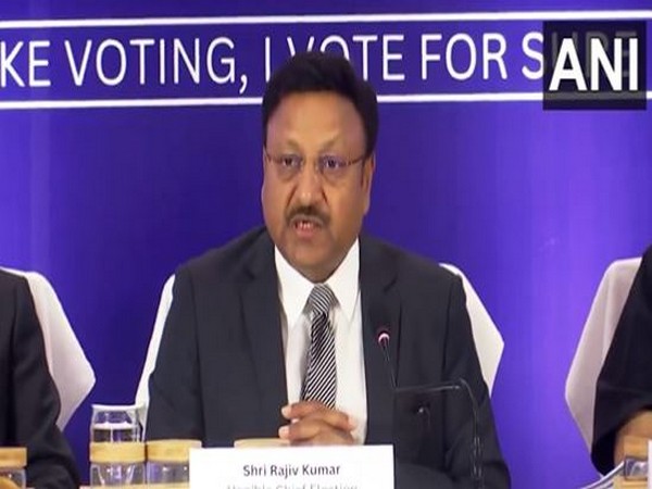 Chief Election Commissioner (CEC) Rajiv Kumar (Photo/ANI)