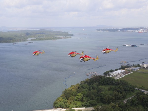 Sarang helicopter display team all set for Singapore Airshow 2024 (Image: PIB)