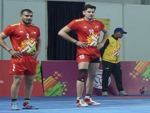 Happy Ganghas (Jersey no.10) from Choudhary Bansi Lal University, Bhiwani (Image: SAI media)