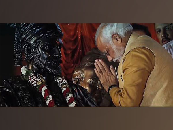 PM Modi pays tribute to Chhatrapati Shivaji Maharaj (Photo credit/ X@narendramodi)