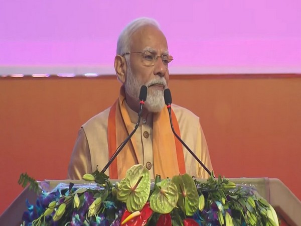 Prime Minister Narendra Modi at Ground Breaking ceremony in Lucknow (Photo/ANI)