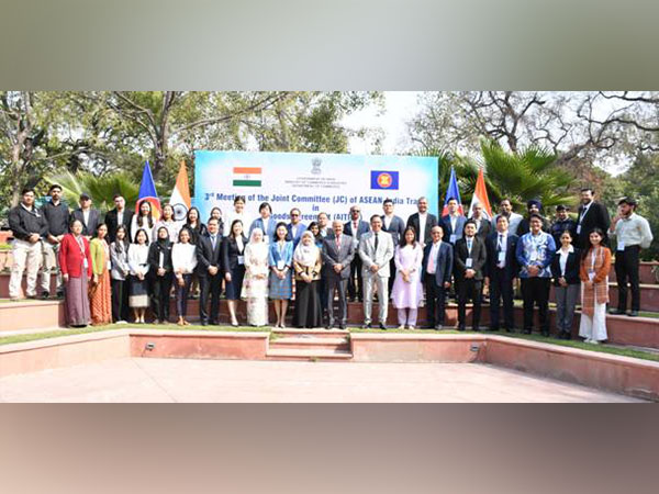 Visual of the third AITIGA meeting in New Delhi (Photo/PIB)