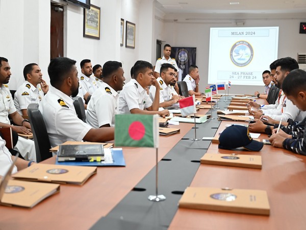 Visual of the pre-sail discussions being held during the MILAN Exercise in Visakhapatnam (Photo: X @IN_HQENC)