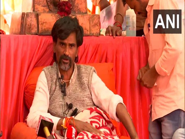 Maratha reservation activist Manoj Jarange Patil (Image: ANI)