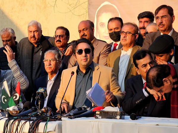 Bilawal Bhutto Zardari addresses a press conference in Islamabad (Photo/Reuters)