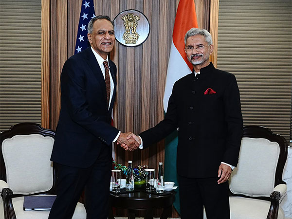 Former US Ambassador to India, Richard R Verma meets External Affairs Minister S Jaishankar (Photo/X@DrSJaishankar)