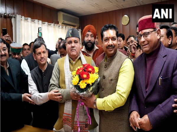 Bharatiya Janata Party Uttarakhand president Mahendra Bhatt (Photo/ANI)