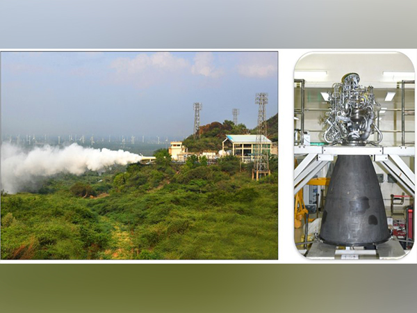 Flight Acceptance Hot Test CE-20 Engine for First Gaganyaan Unmanned Mission. (Photo/ISRO)