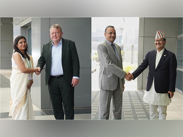 Danish Foreign minister Lars Lokke Rasmussen, Foreign Ministers of Nepal Narayan Prakash Saud (Photo Credits: X/@MEAIndia)