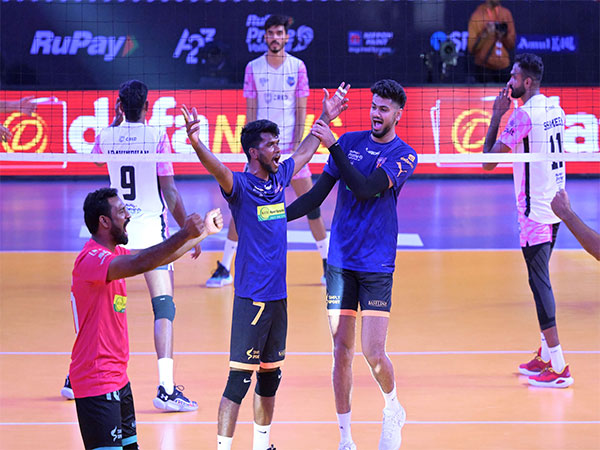 Players in action. (Picture: Prime Volleyball League)