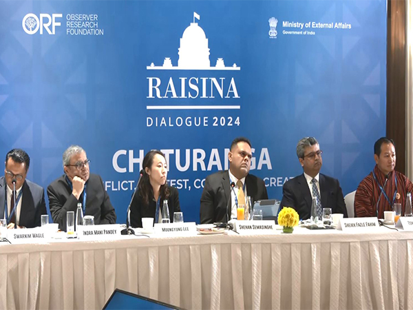 'The BIMSTEC Parley' session at Raisina Dialogue (Photo/ANI)