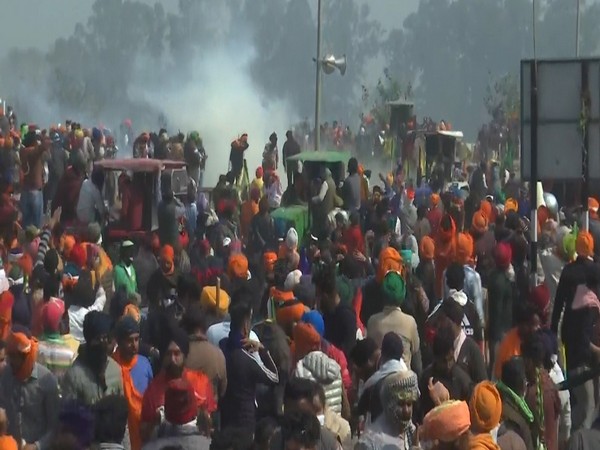 A visual from farmers' protest (File photo/ANI)