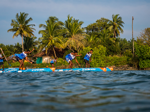 Indian surfers practicing ahead of international SUP Event (Image: SFI)