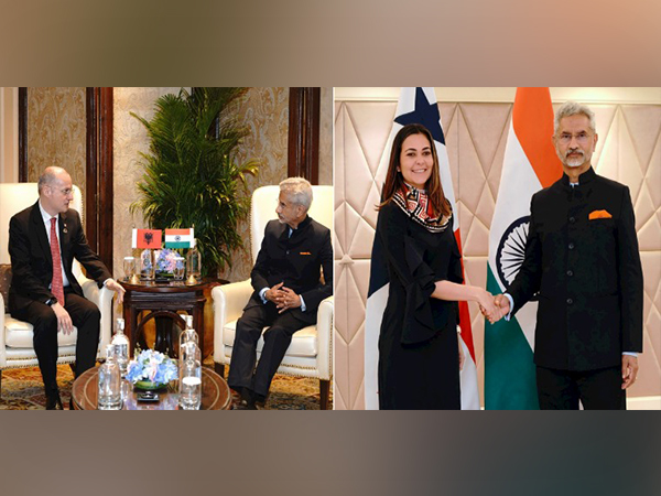 External Affairs Minister S Jaishankar, Albanian Foreign Minister Igli Hasani (left), Panama Foreign Minister Janaina Tewaney Mencomo (right) (Image Credit: X/@DrSJaishankar)