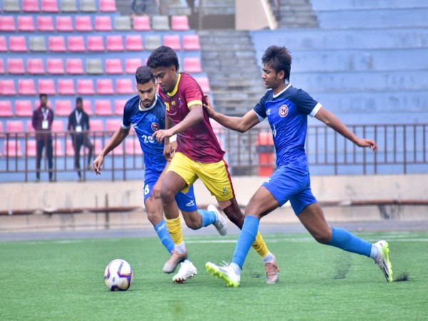 Karnataka in action against Delhi. (Photo- AIFF)