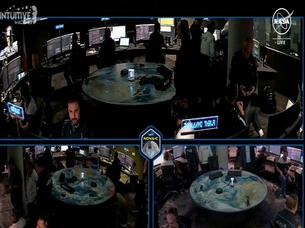 Visual from the NASA space station during the moon landing of Odysseus spacecraft (Photo: X@NASA)