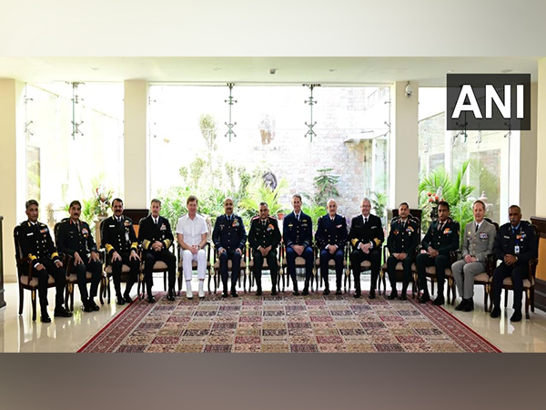 CDS Anil Chauhan meets with chiefs of Defence of other countries (Photo/ANI)