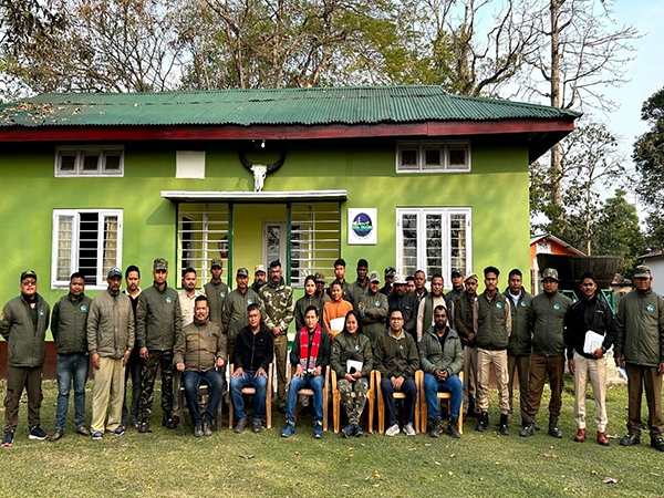 Assam Forest department conducts GPS training to staff (Photo/ANI)