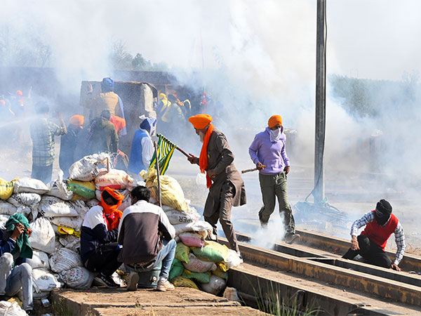 Visual from the protest site on Wednesday (Photo/ANI)