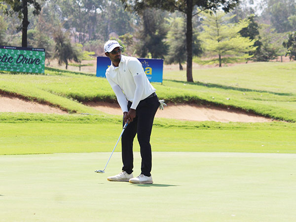 Shaurya Binu in action during round two of Vooty Masters 2024 (Image: PGTI)