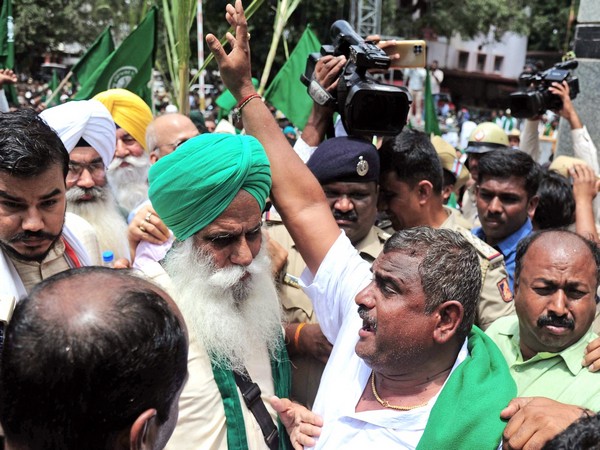 Samyukta Kisan Morcha hold protests (File Photo/ANI)