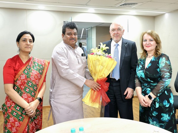 Karnataka Minister MB Patil with delegation from Greece (Photo/X@MBPatil) 