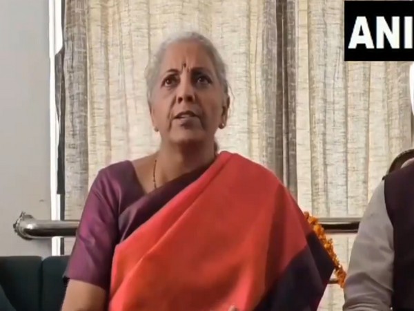 Finance Minister Nirmala Sitharaman (Image/ANI)