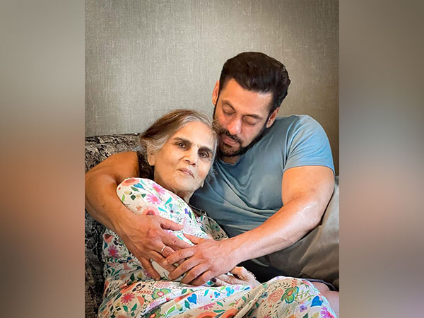 Salman Khan with his mother (Image source: Instagram)