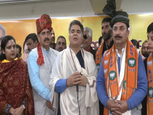 Former National Conference Leader Rafiq Shah Joins BJP in Jammu and Kashmir. (Photo/ANI)
